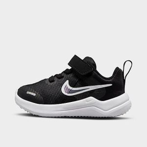 Nike Kids&apos; Toddler Downshifter 12 Next Nature Stretch Lace Casual Shoes in Black/Black Size 10.0 - 3214418