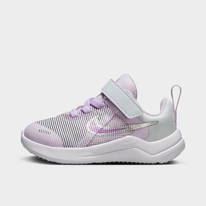 Nike Kids&apos; Toddler Downshifter 12 Next Nature Stretch Lace Casual Shoes in Purple/Violet Frost Size 9.0 - 3554127