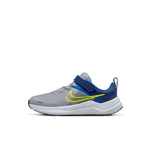 Nike Little Kids&apos; Downshifter 12 Stretch Lace Casual Shoes in Blue/Grey Fog Size 11.5 - 3214372