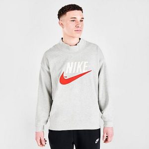 Nike Men&apos;s Sportswear Overshirt in Grey/Grey Size 2XL 100% Cotton/Satin - 5776454
