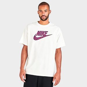 Nike Men&apos;s Sportswear Max90 City Made Short-Sleeve T-Shirt in White/Sail Size XL 100% Cotton/Jersey - 5775100