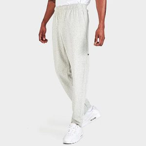 Nike Men&apos;s Yoga Therma-FIT Pants in Grey/Grey Heather Size XL Cotton/Polyester/Fleece - 5776735