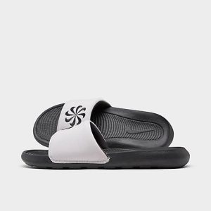 Nike Men&apos;s Victori 1 Next Nature Slide Sandals in Black/Grey/Light Iron Ore Size 6.0 - 3527161