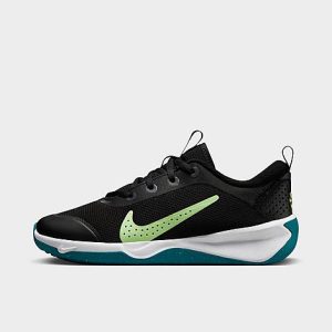 Nike Big Kids&apos; Omni Multi-Court Casual Shoes in Black/Black Size 7.0 - 3551983
