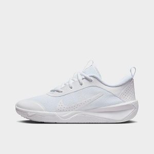 Nike Big Kids&apos; Omni Multi-Court Casual Shoes in White/White Size 6.5 - 3551998