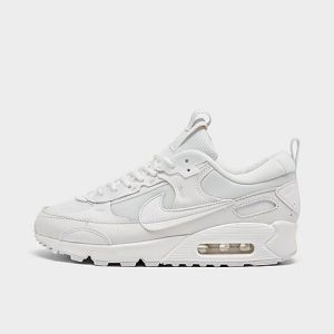 Nike Women&apos;s Air Max 90 Futura Casual Shoes in White/White Size 10.0 Suede - 3147357