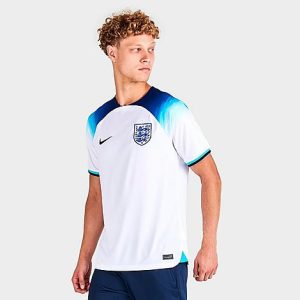 Nike Men&apos;s England Soccer 2022-23 Stadium Home Jersey in White/White Size XL 100% Polyester/Jersey - 5847989