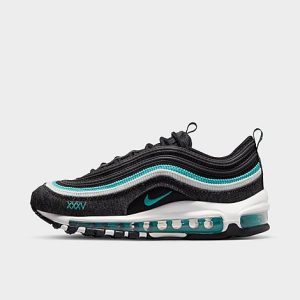 Nike Big Kids&apos; Air Max 97 SE Casual Shoes in Black/Black Size 7.0 - 3172993