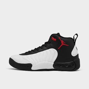 Men&apos;s Air Jordan Jumpman Pro Basketball Shoes in Black/White/Black Size 11.5 Leather - 3221626