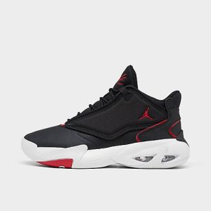 Jordan Max Aura 4 Basketball Shoes in Black/Black Size 9.5 Leather/Polyester - 3221646