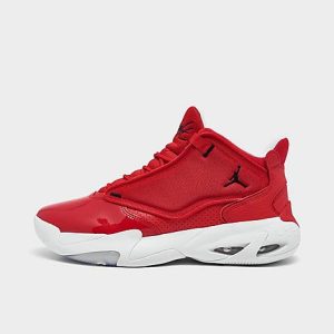 Jordan Max Aura 4 Basketball Shoes in Red/University Red Size 13.0 Leather/Polyester - 3171145