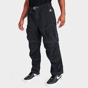 Nike Men&apos;s ACG Smith Summit 2-in-1 Cargo Pants in Black/Black Size XL 100% Nylon/Polyester/Spandex - 5796782