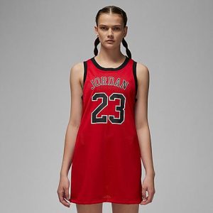 Jordan Women&apos;s Heritage Dress in Red/ Size XL 100% Polyester/Fiber/Jersey - 5877343