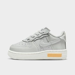 Nike Kids&apos; Toddler Air Force 1 Fontanka Casual Shoes in Grey/Grey Fog Size 8.0 Leather/Suede - 3175937
