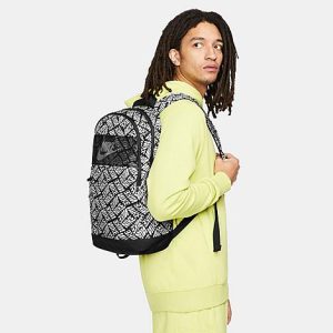 Nike Elemental Herringbone Backpack in Black/Black 100% Polyester/Fiber - 8205785