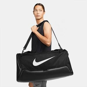 Nike Brasilia 9.5 Training Duffel Bag (95L) in Black/Black Polyester - 8205178