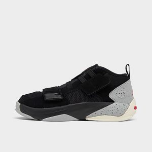 Jordan Little Kids&apos; Jordan Zion 2 Basketball Shoes in Black/Black Size 12.0 Leather/Plastic - 3223724
