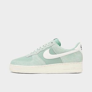 Nike Men&apos;s Air Force 1 &apos;07 LV8 Certified Fresh Casual Shoes in Green/Enamel Green Size 11.0 Canvas/Suede - 3175521