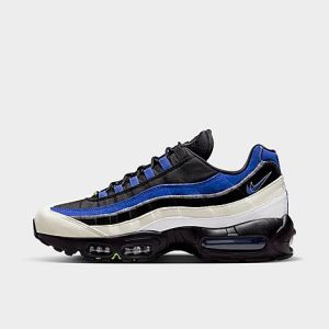 Nike Men&apos;s Air Max 95 SE Casual Shoes in Blue/Black Size 9.5 Leather/Suede - 3179227