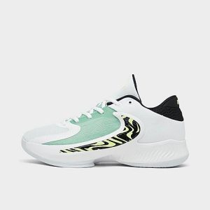 Nike Big Kids&apos; Freak 4 Basketball Shoes in White/White Size 7.0 - 3177014