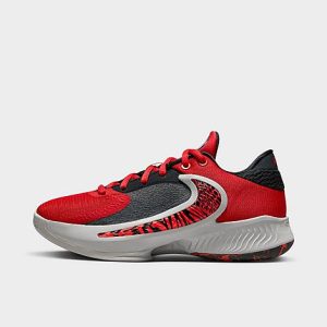 Nike Big Kids&apos; Freak 4 Basketball Shoes in Red/University Red Size 7.0 - 3177022