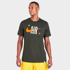 Nike Men&apos;s Sportswear DNA T-Shirt in Green/Sequoia Size 2XL 100% Cotton/Fiber - 5797885