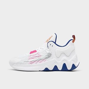 Nike Big Kids&apos; Giannis Immortality 2 Basketball Shoes in White/ Size 7.0 - 3221496