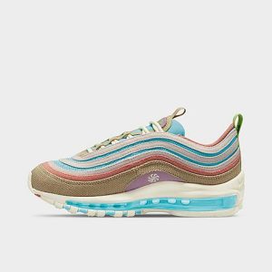 Nike Big Kids&apos; Air Max 97 SE Casual Shoes in Beige/Copa Size 6.5 - 3150337