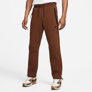 Nike Men&apos;s Sportswear Tech Fleece Straight Leg Pants in Brown/Cocao Wow Size 2XL Cotton/Polyester/Fleece - 5876272