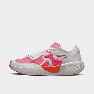 Jordan Big Kids&apos; Jordan Delta 3 Low Casual Shoes in Pink/White/White Size 7.0 Polyester - 3170109