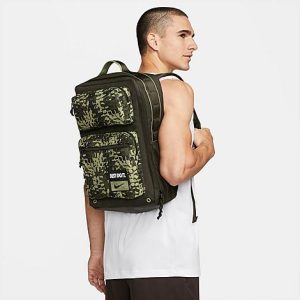 Nike Utility Speed Printed Training Backpack in Green/Sequoia 100% Polyester - 8206302