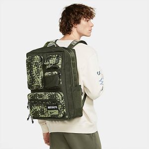 Nike Utility Elite Printed Backpack in Green/Sequoia - 8205872