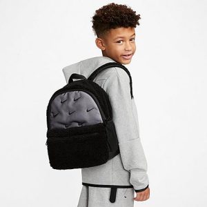 Nike Kids&apos; Brasilia JDI Mini Backpack in Black/Black 100% Polyester - 8205863