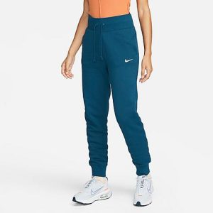 Nike Women&apos;s Sportswear Phoenix Fleece High-Waisted Jogger Sweatpants in Blue/Valerian Blue Size XL Cotton/Polyester/Fleece - 5889200