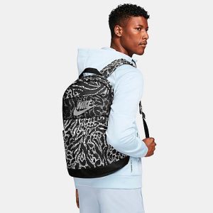 Nike Elemental Animal Print Backpack in Black/Animal Print/Black 100% Polyester - 8204920