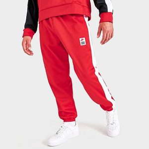 Nike Men&apos;s Therma-FIT Starting Five Basketball Fleece Pants in Red/University Red Size XL 100% Polyester/Fleece - 5819510