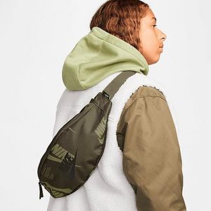 Nike Heritage Waistpack in Green/Medium Olive 100% Polyester - 8205862