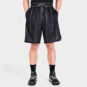 Nike Men&apos;s Dri-FIT DNA 10-Inch Basketball Shorts in Black/Black Size 2XL 100% Polyester - 5847835