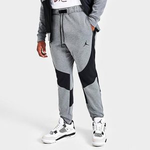 Jordan Men&apos;s Dri-FIT Sport Air Statement Pants in Grey/Carbon Heather Size 3XL Cotton/Polyester/Knit - 5849556