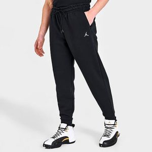 Jordan Essential Fleece Jogger Pants in Black/Black Size 3XL Cotton/Polyester/Fleece - 5819756