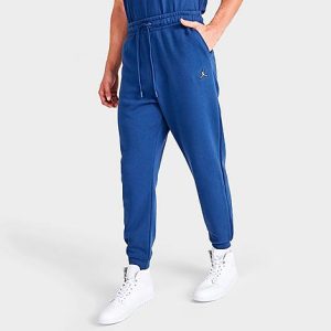 Jordan Essential Fleece Jogger Pants in Blue/French Blue Size 2XL Cotton/Polyester/Fleece - 5821151