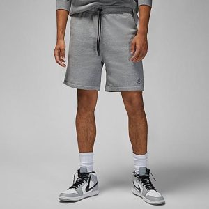 Jordan Men&apos;s Essential Jumpman Fleece Shorts in Grey/Carbon Heather Size Medium Cotton/Polyester/Fleece - 5891002