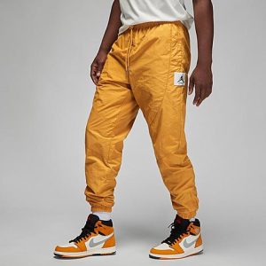 Jordan Men&apos;s Essential Statement Warm-Up Pants in Yellow/Chutney Size 2XL 100% Nylon - 5891015