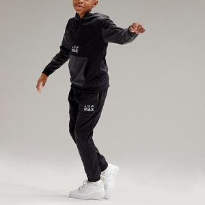 Nike Boys&apos; Sportswear Air Max Therma-FIT Jogger Pants in Black/Black Size XL - 5778194