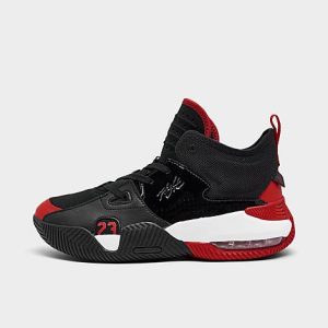 Jordan Big Kids&apos; Jordan Stay Loyal 2 Basketball Shoes in Black/Black Size 7.0 Leather - 3222458