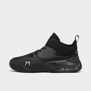 Jordan Stay Loyal 2 Basketball Shoes in Black/Black Size 14.0 Leather/Knit - 3221677