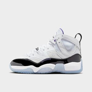 Jordan Big Kids&apos; Jordan Jumpman Two Trey Basketball Shoes in White/White Size 7.0 Leather - 3170622