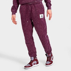 Jordan Men&apos;s Essential Flight Statement Fleece Pants in Red/Cherrywood Red Size 2XL 100% Cotton/Fleece - 5849801