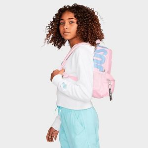 Nike Kids&apos; Brasilia JDI Mini Backpack in Pink/Pink Foam 100% Polyester - 8206139