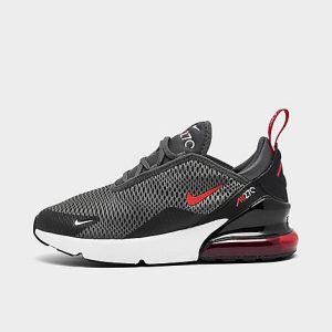 Nike Little Kids&apos; Air Max 270 Casual Shoes in Grey/Iron Grey Size 11.0 - 3103670